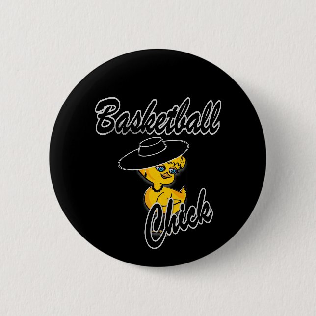 Basketball Chick #4 Button (Vorderseite)