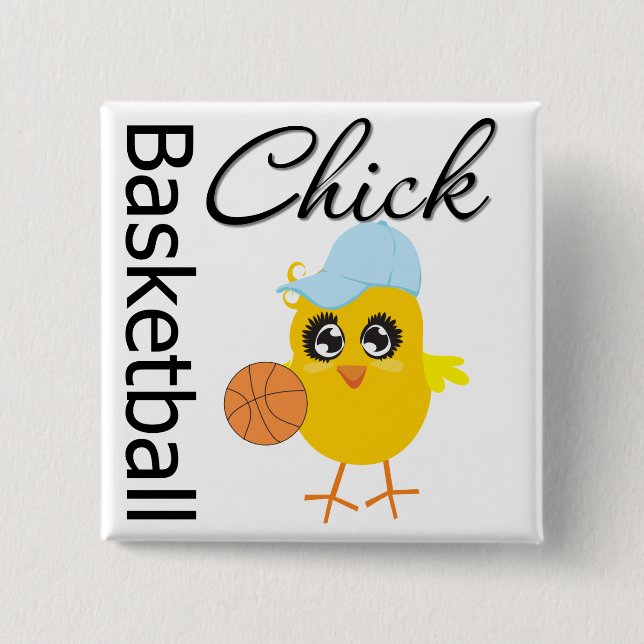 Basketball Chick Button (Vorderseite)