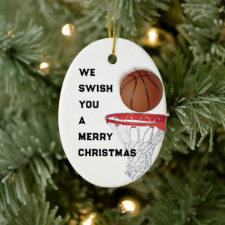 Basketball Christmas Collectif Keramikornament