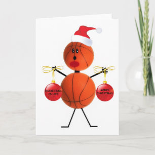 Basketball Christmas Feiertagskarte