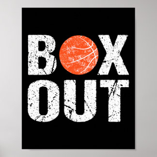 Basketball Coach Box Out Sprichwort Neuheit Gesche Poster