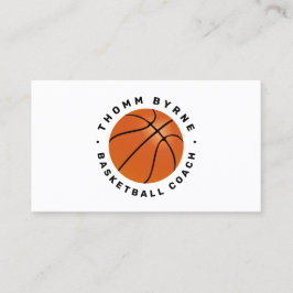 Basketball Coach Business Card Visitenkarte