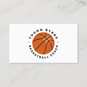 Basketball Coach Business Card Visitenkarte