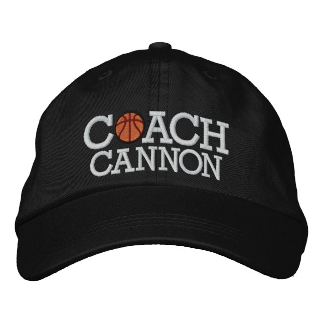 Basketball-Coach Cap - SRF Bestickte Baseballkappe (Vorderseite)