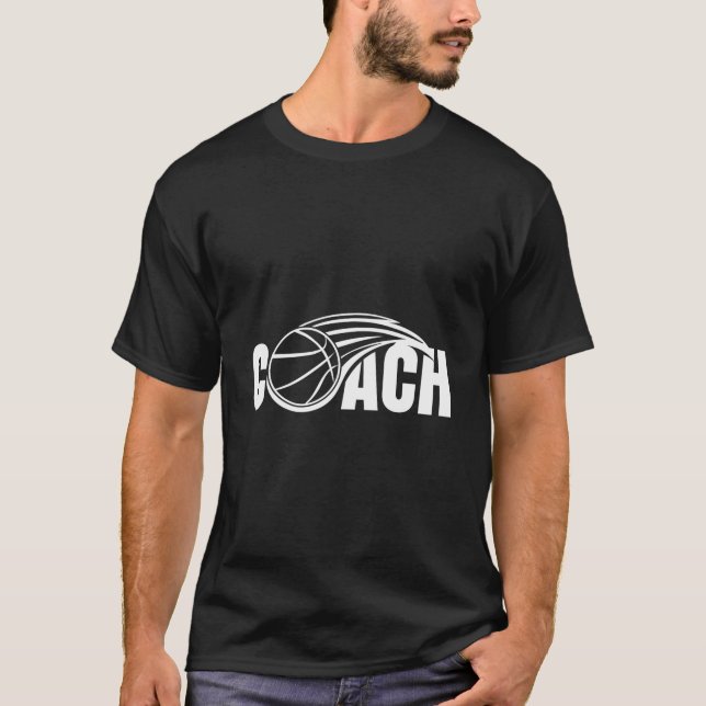 Basketball Coach Coaching Basketballer Trainer T-Shirt (Vorderseite)