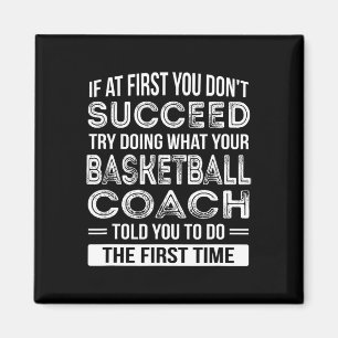 Basketball Coach Geschenk Spaß Danke, Geschenk Magnet