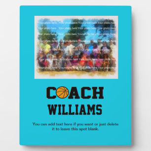 Basketball Coach - Personalized Fotoplatte