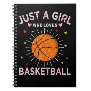 Basketball-Coach Sport Lover Nur ein Mädchen, die  Notizblock
