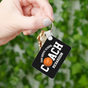 Basketball Coach Sport Schlüsselanhänger