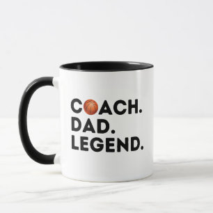 Basketball Coach Vater Legende Tasse
