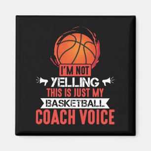 Basketball Coach Voice Magnet