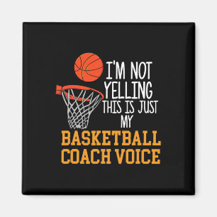 Basketball Coach Voice Magnet