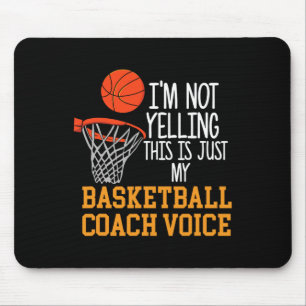 Basketball Coach Voice Mousepad