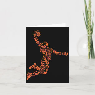Basketball Collage Karte