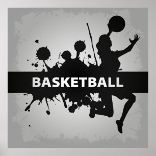 Basketball-Coole Illustration Poster