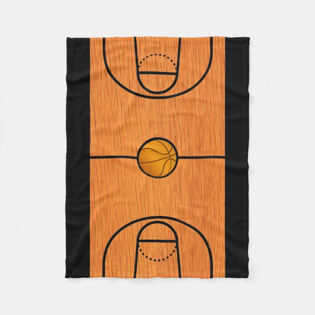 Basketball Court Fleece Blanken (Vorderseite)