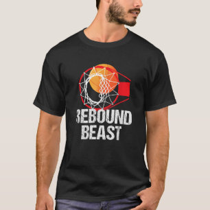 Basketball Court Funny Rebound Beast Player Gesche T-Shirt
