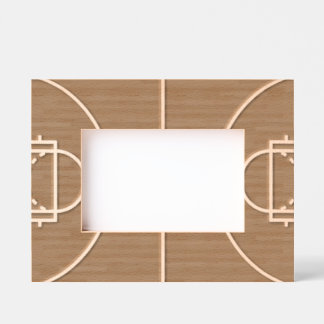 Basketball Court Laser Etted Picture Frame Geätzte Rahmen