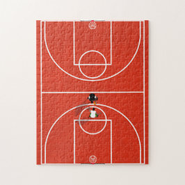 Basketball Court Luftbild Puzzle