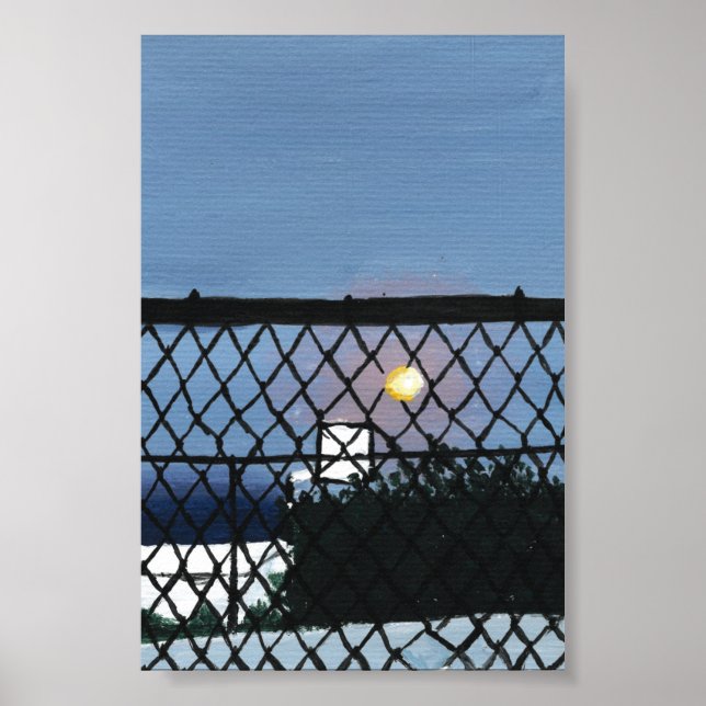 Basketball Court Print, Value Poster Paper (Vorne)