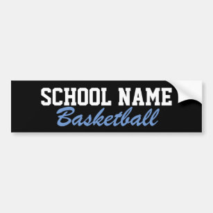 Basketball - Create Your Own School Spirit Autoaufkleber
