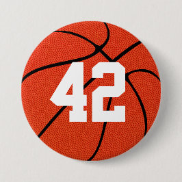 Basketball Custom High Definition Button Button