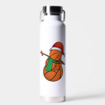 Basketball Dabbing Snowman Christmas Trinkflasche<br><div class="desc">Basketball Dabbing Snowman Christmas</div>