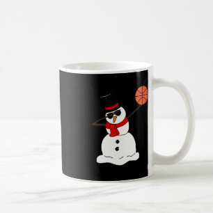 Basketball Dabbing Snowman Light Christmas Basketb Kaffeetasse