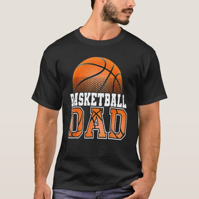 Basketball Dad Father s Day 2023 Dad Life Mens Gra T-Shirt (Vorderseite)