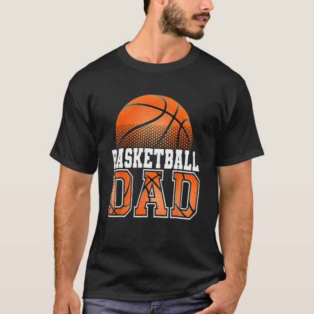 Basketball Dad Father s Day 2023 Dad Life Mens Gra T-Shirt (Vorderseite)
