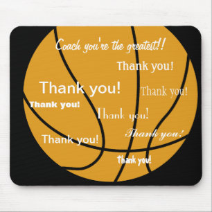 Basketball danken Ihnen Geschenke Mousepad