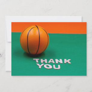 Basketball Dankeschön Karte