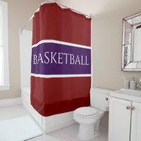 BASKETBALL Deep Purple Weiße Fette Rote Streifen