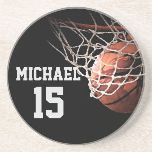 Basketball Dein Name Getränkeuntersetzer