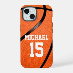 Basketball Dein Name iPhone 15 Hülle