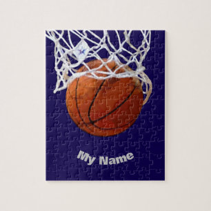 Basketball Dein Name Puzzle