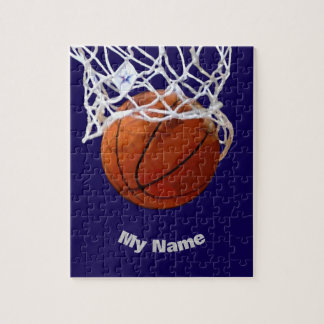 Basketball Dein Name Puzzle