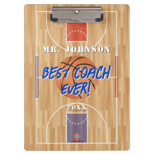 Basketball der beste Coach Klemmbrett