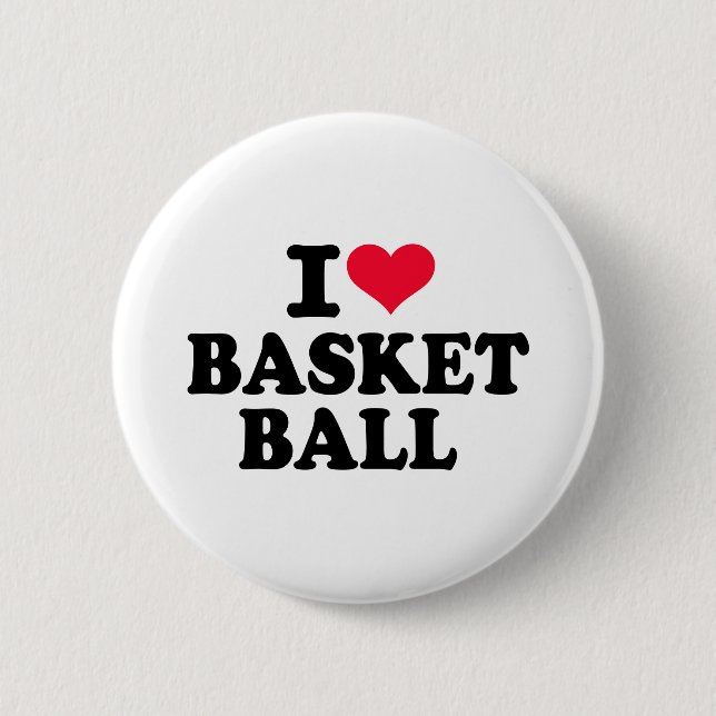 Basketball der Liebe I Button (Vorderseite)
