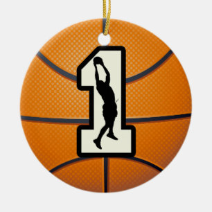 Basketball der Nr.-1 Keramik Ornament