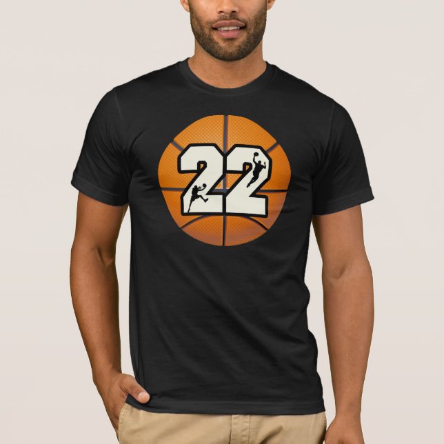 Basketball der Nr.-22 T-Shirt (Vorderseite)