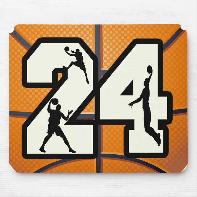 Basketball der Nr.-24 Mousepad (Vorne)