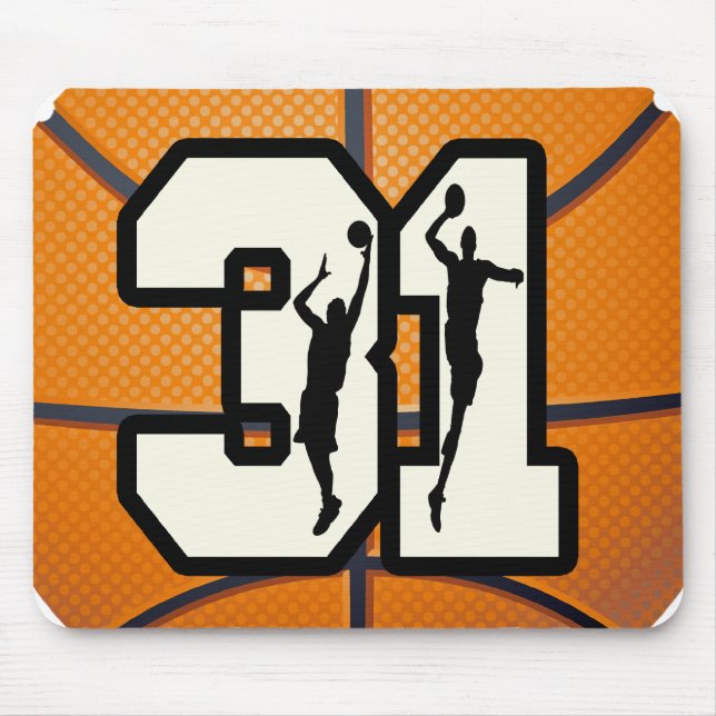 Basketball der Nr.-31 Mousepad (Vorne)