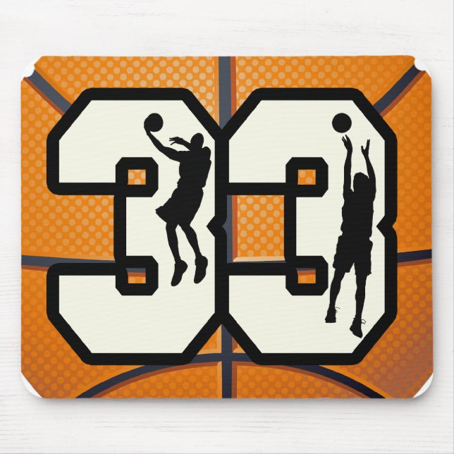 Basketball der Nr.-33 Mousepad (Vorne)