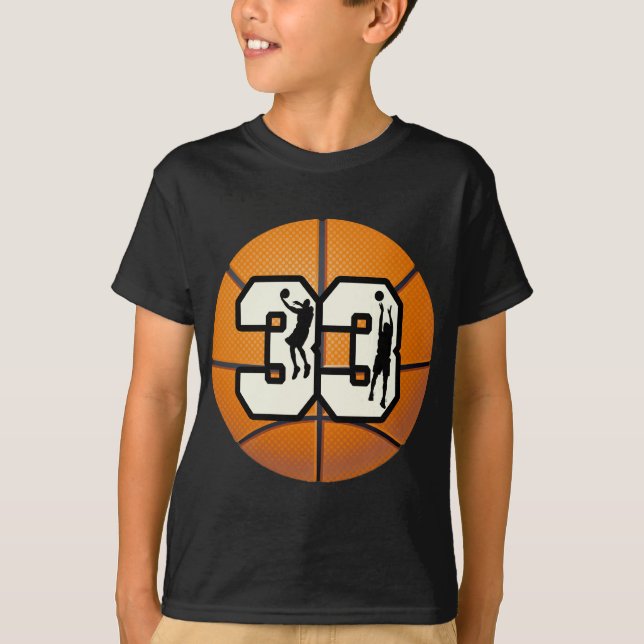 Basketball der Nr.-33 T-Shirt (Vorderseite)