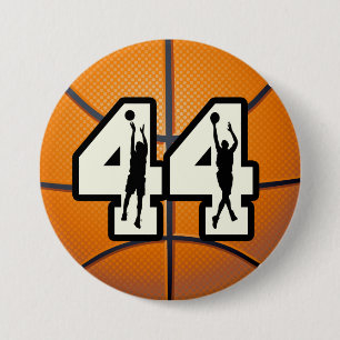 Basketball der Nr.-44 Button