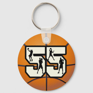 Basketball der Nr.-55 Schlüsselanhänger