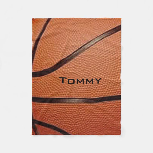 Basketball Design Fleece Blanket (Vorderseite)