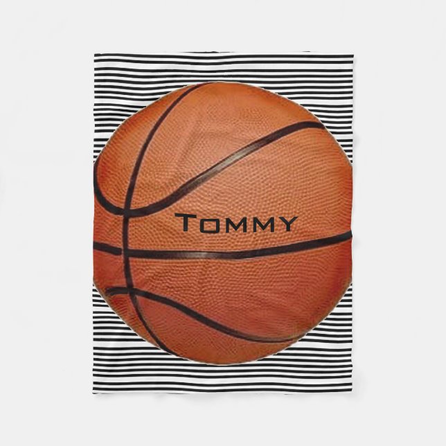 Basketball Design Fleece Blanket (Vorderseite)