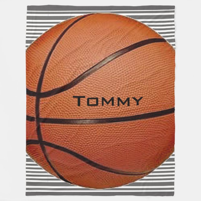 Basketball Design Fleece Blanket (Vorderseite)